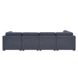 Thomasville Tisdale 6-piece Fabric Sectional with Storage Ottoman