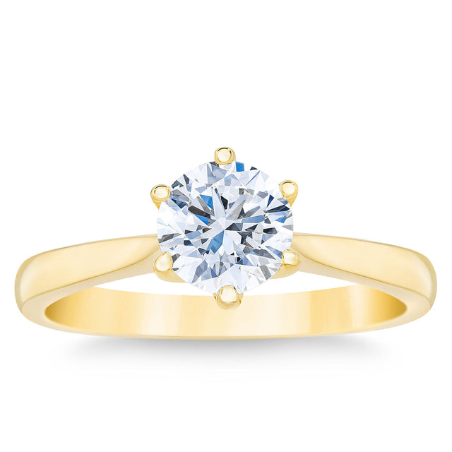 Round Brilliant Diamond Solitaire Ring (1.00 ct) K6