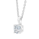 Round Brilliant Diamond Solitaire Pendant (0.60 ct)