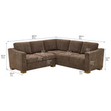 Thomasville 2-piece Fabric Knock Down Sectional
