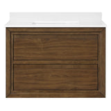 OVE Decors Tino Vanity in Pistachio Finish with Quartz Countertop