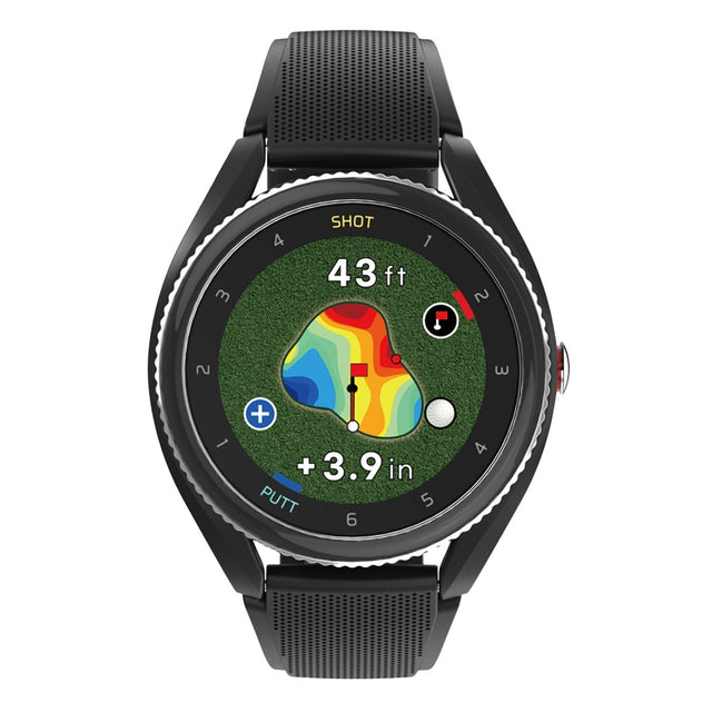 Voice Caddie GPS Golf Watch with Green Undulation and Course Layout J3