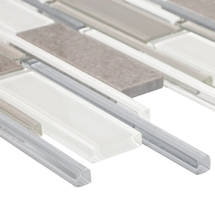 Golden Select Sierra Light Grey Mosaic Wall Tile