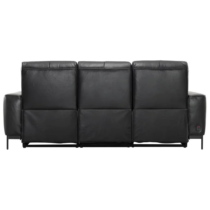 Simon Li - 3 Piece Top Grain Leather Power Reclining Sofa - Zero Gravity