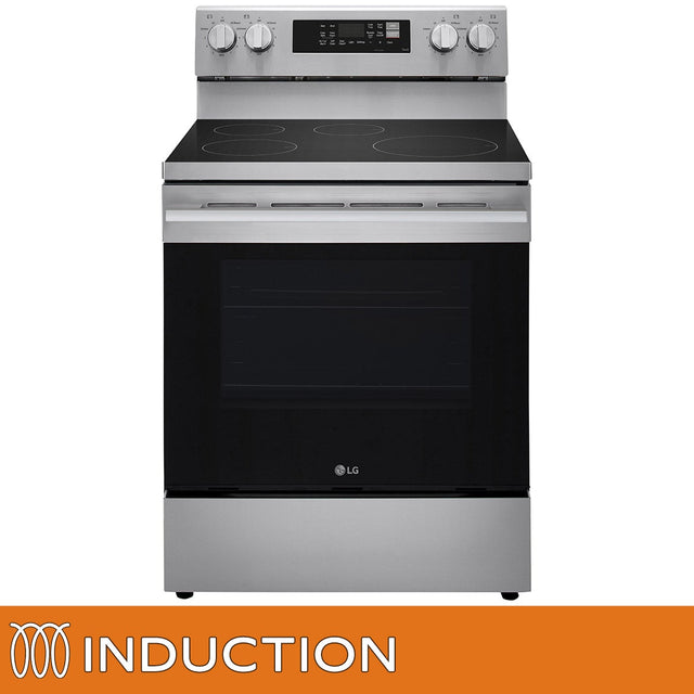 LG 30 in. 6.3 cu ft. Stainless Steel Freestanding Range with ProBake Convection and AirFry E6