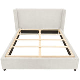 Caroline Upholstered Platform Queen Bed