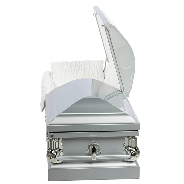 Walker Silver Knight Casket, Expedited Shipping