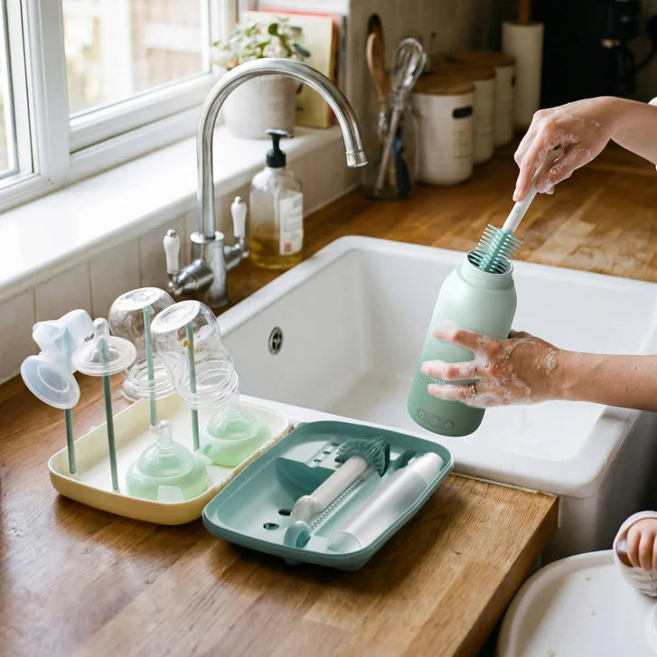 Momcozy Bottle Warmer + Portable Bottle Brush Set