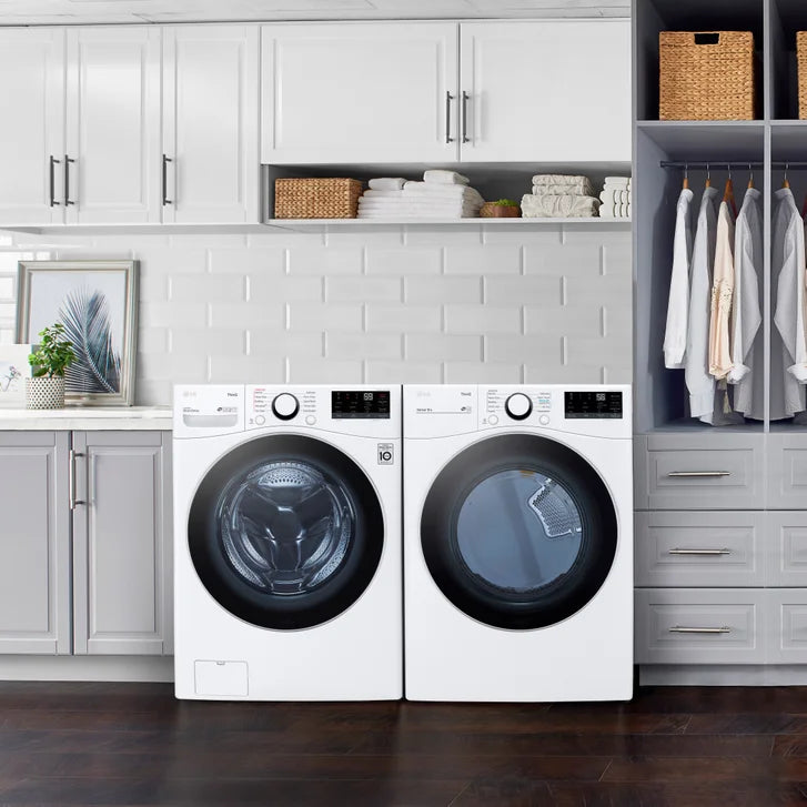 LG Laundry Bundle 5.2 cu ft. Front Load Washer and 7.4 cu ft. Gas Dryer
