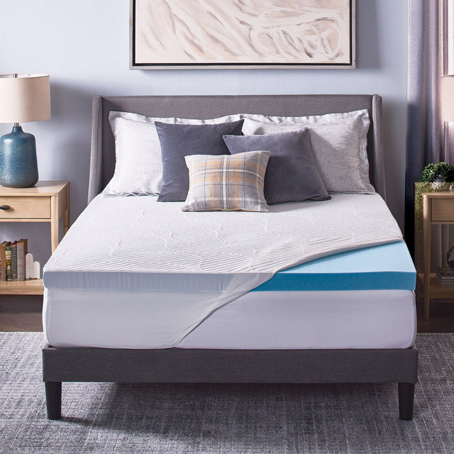 Novaform ComfortLuxe Plus Gel Memory Foam 3-inch Mattress Topper G7