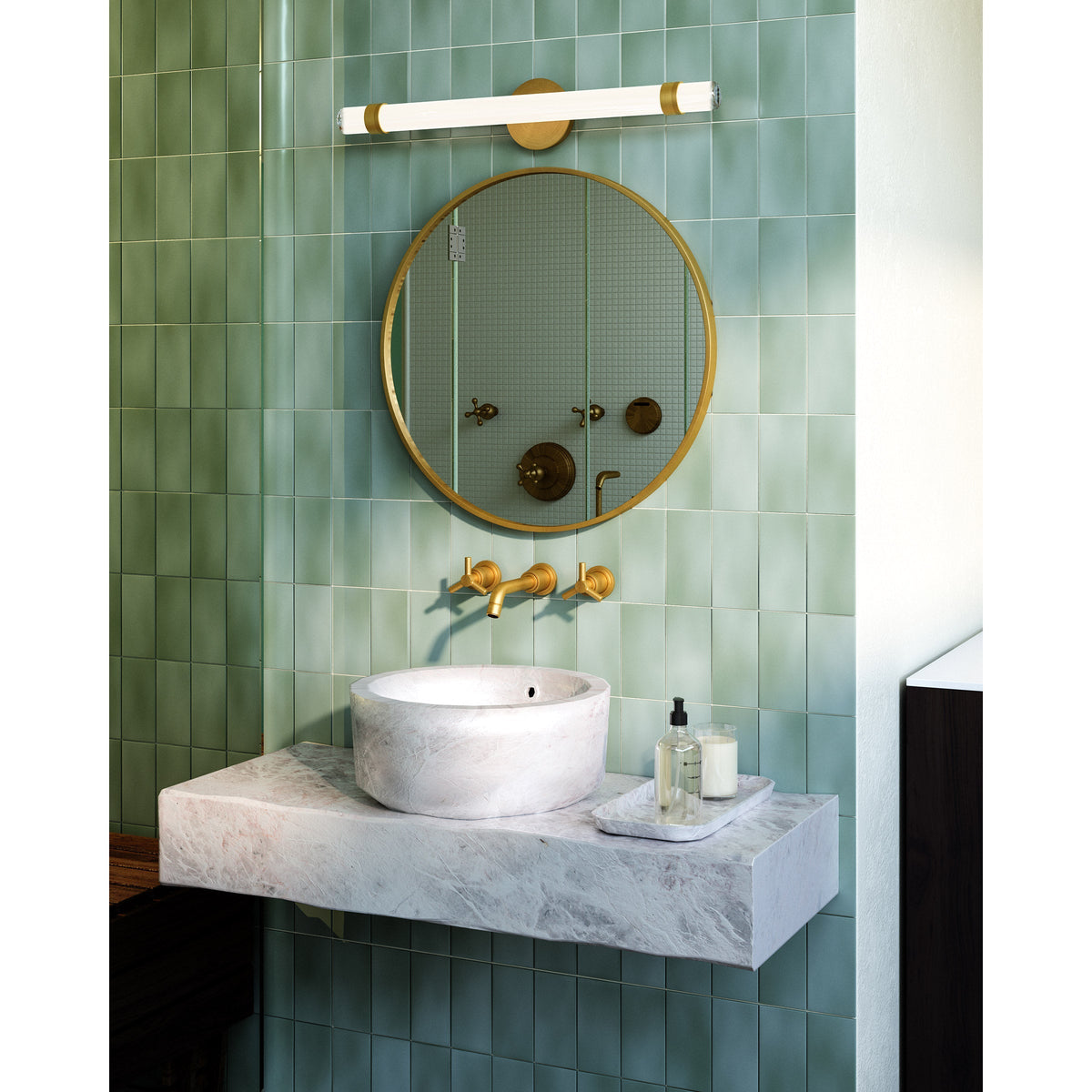 Light & Modern Opel 30 in. Wall/Vanity Light