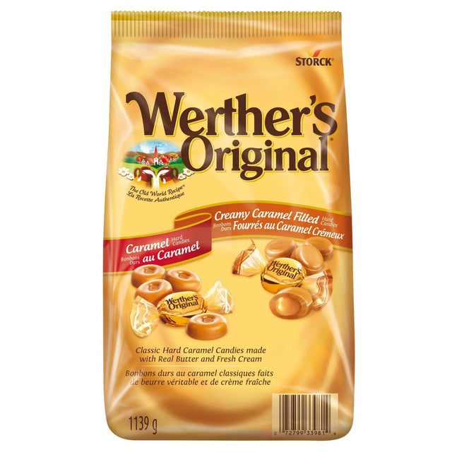 Werther's Original Caramel and Creamy Caramel Filled Hard Candies, 1.139 kg I8