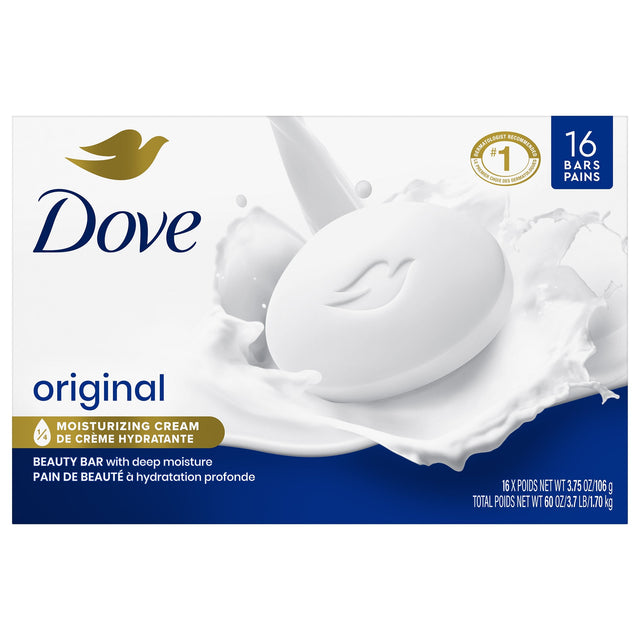 Dove Original Bar Soap, 16 x 106 g E3