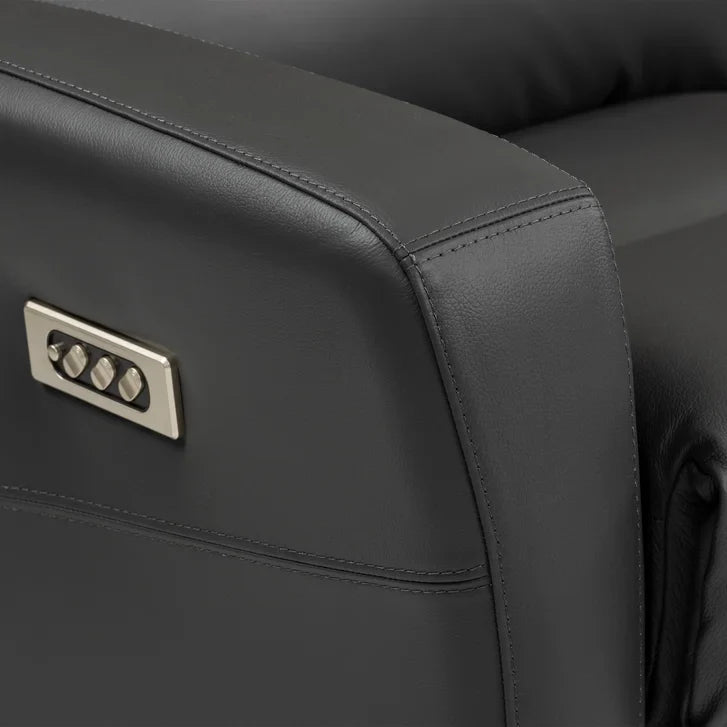 Simply Comfort Power Reclining Sofa, Dark Grey