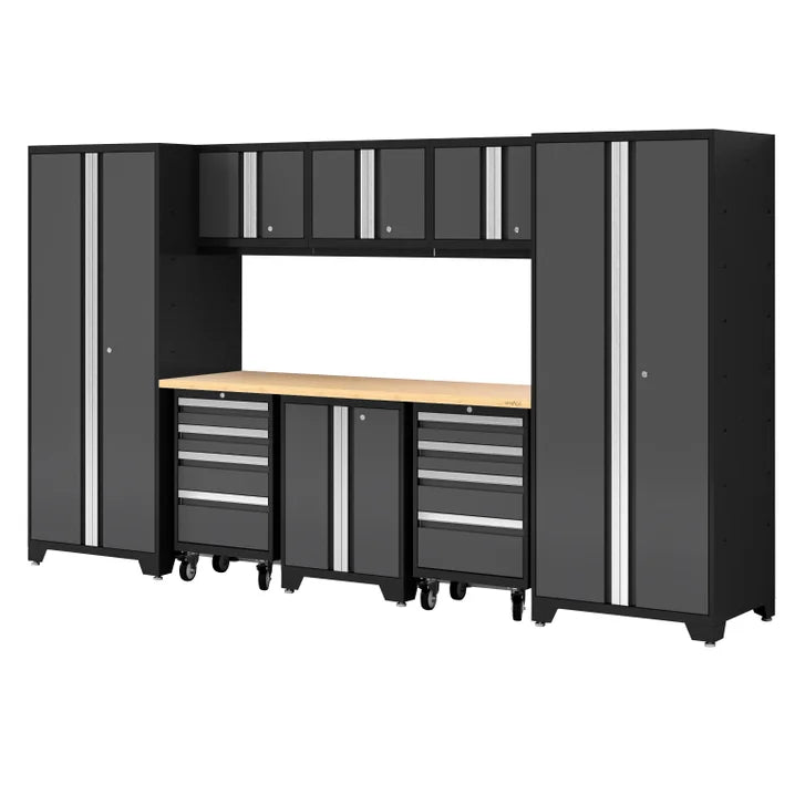 NewAge Products Bold XL Series 9-Piece Garage Cabinetry Set