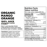 Grown Right Organic Mango Orange Juice, 2 x 1.89 L