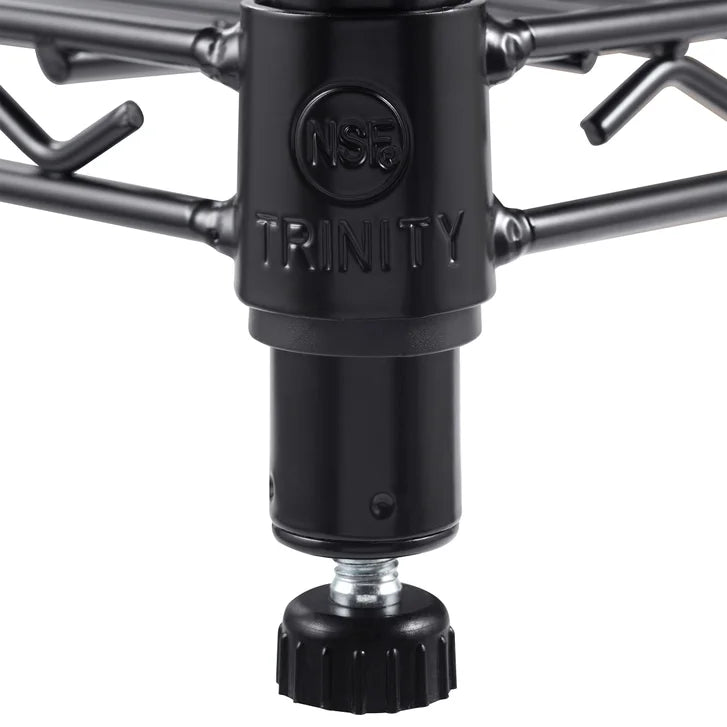TRINITY 4-Tier NSF Black Shelving Rack