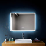 SERA LED Mirror Frosted Edge with Time and Temperature Function