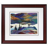 Mirror Lake Framed Print by F. Carmichael