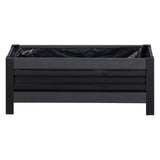 Grapevine Millhouse 37in Planter, Black