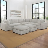 Thomasville Lowell 8-piece Fabric Modular Sectional