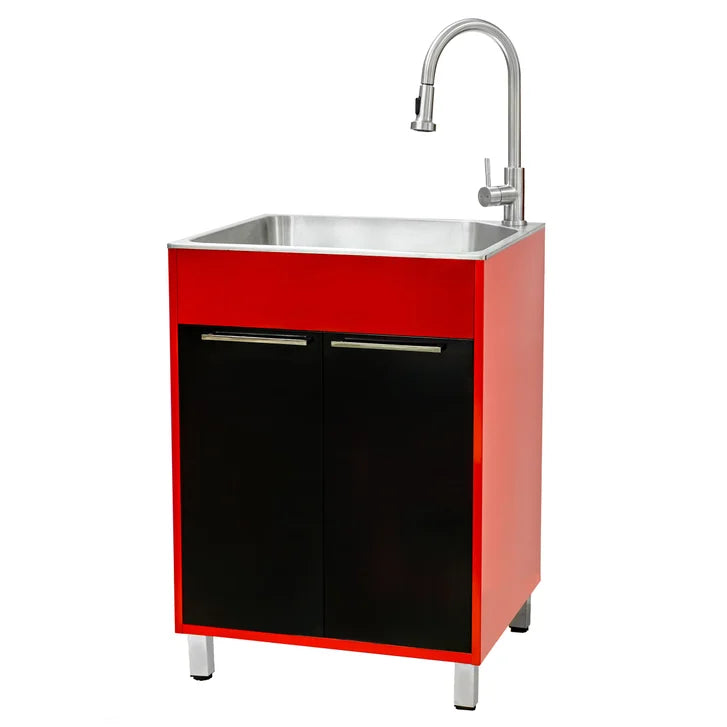 Transform 24 in. Utility Sink with Faucet