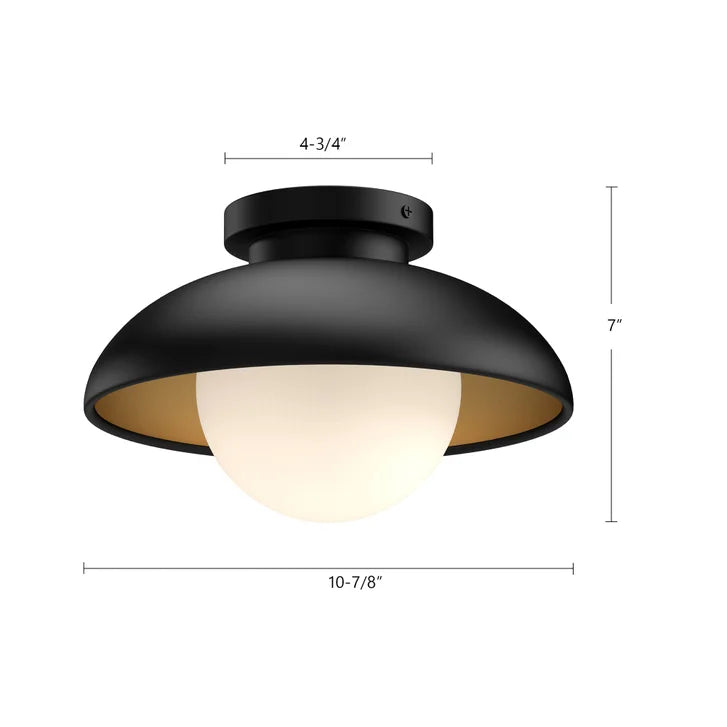 Light & Modern Karesa 12 in. Flush Mount Light