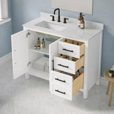 OVE Decors Eliot 42 in. Vanity with Quartz Countertop