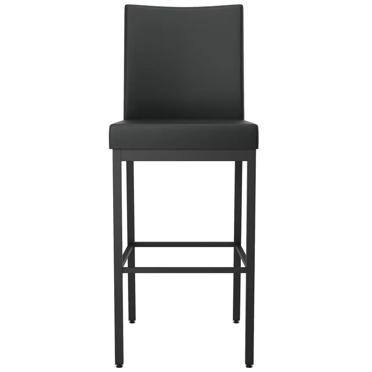 Amisco Drift Black Metal Frame Counter Stool