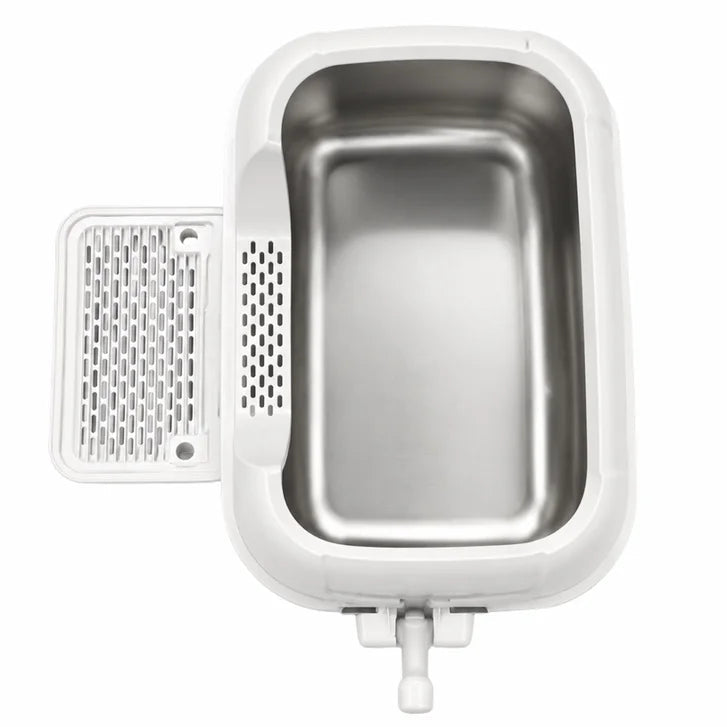 Kenzo Stainless Steel Cat Litter Pan, 25 L