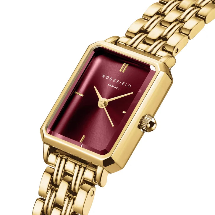 Rosefield Burgundy Dial Women's Watch