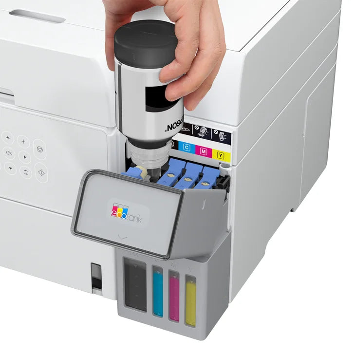 Epson EcoTank ET-3958 Wireless All-in-One Colour Supertank Printer with Two Bonus Black Ink Bottles