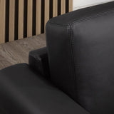 Galleria 2-piece Top Grain Leather Left-hand Facing Sectional