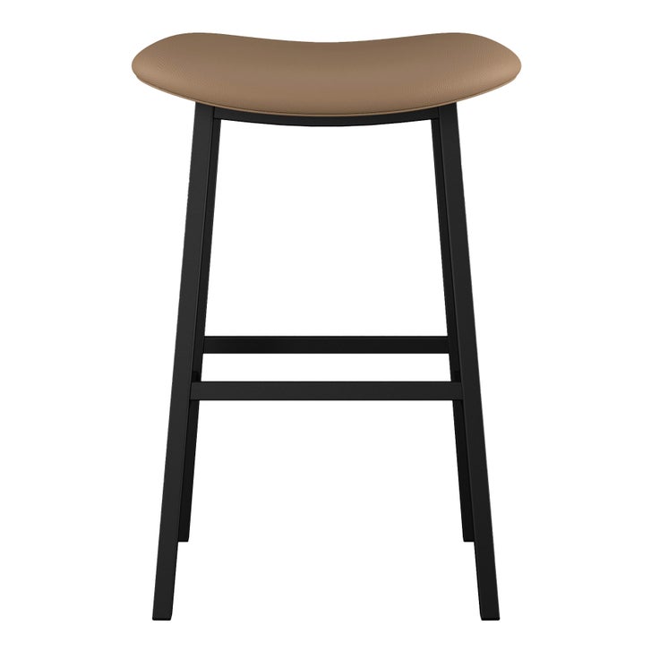 Amisco Winston Counter Stool Black Metal