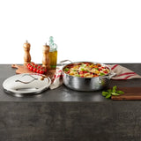 Lagostina Legacy Hammered 5-ply Everyday Pan, 28 cm (11 in.) / 5.5 L (5.8 qt.)