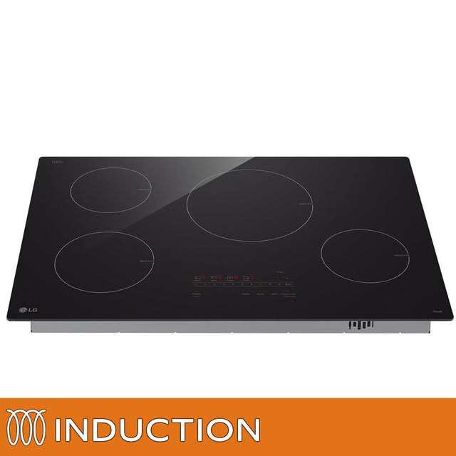 LG 30 in. Black Induction 4 Element Cooktop with SmoothTouch Glass Controls Y3
