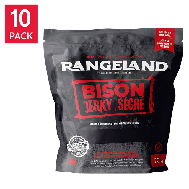 Rangeland Bison Jerky, 10 × 70 g L3