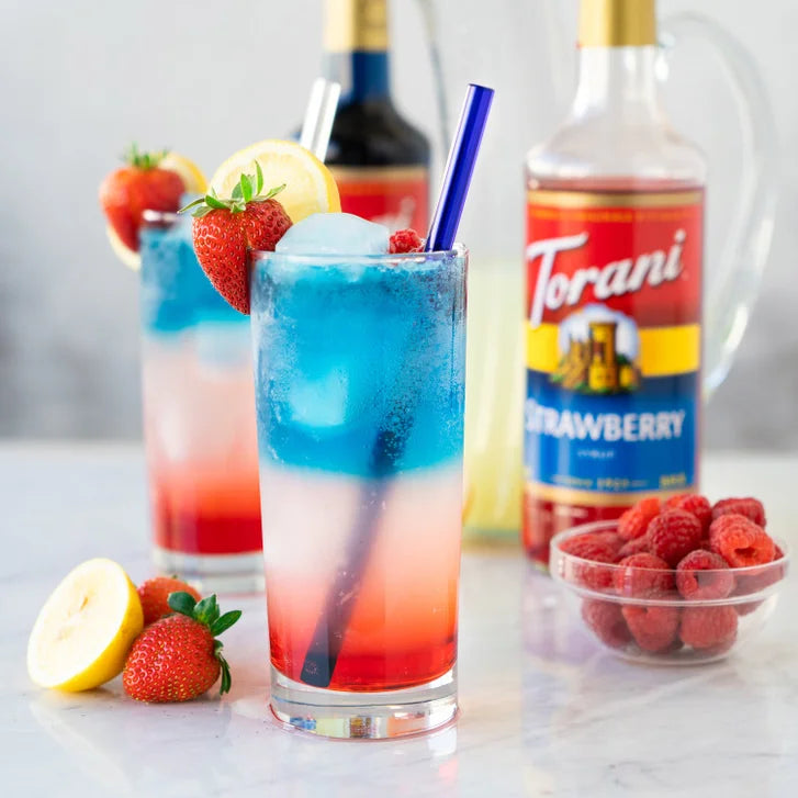 Torani Flavouring Syrups, 6 × 750 mL + 1 Pump