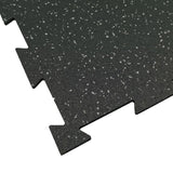 Rubber King Challenger Series Interlocking Floor Tiles, 10-pack