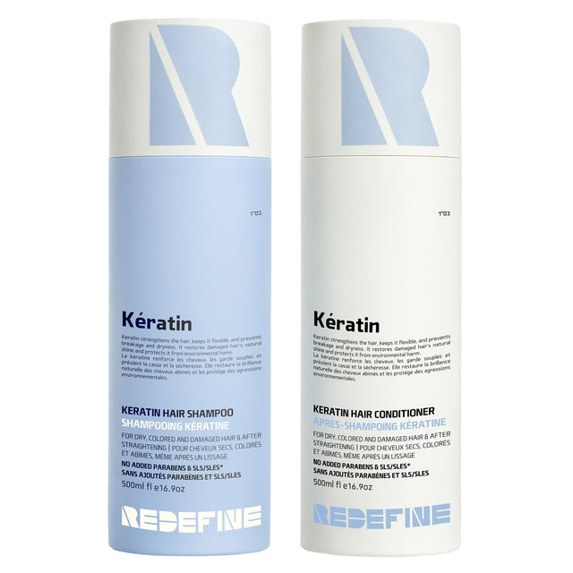 REDEFINE Kératin Shampoo and Conditioner, 2 x 500 mL X8