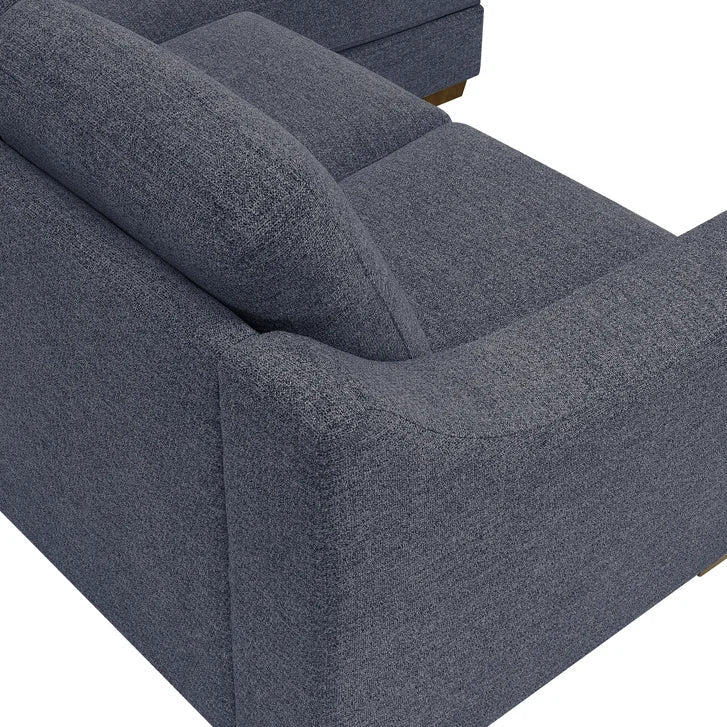 Thomasville Dillard – Woven Fabric 2-piece Sofa with Reversible Chaise