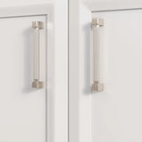Studio Bathe Calais III Vanity in White Finish with Engineered Stone Countertop