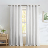 Bon Luxe Hogan Collection Light Filtering Curtain Panel, 2-panel