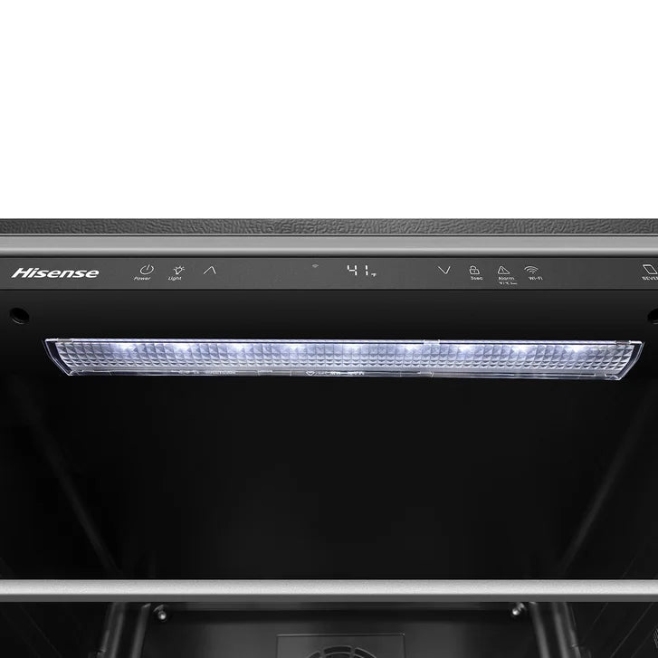 Hisense 5.4 cu. ft. 164-can Stainless Steel Built-in or Freestanding Beverage Center with Wi-Fi Connectivity