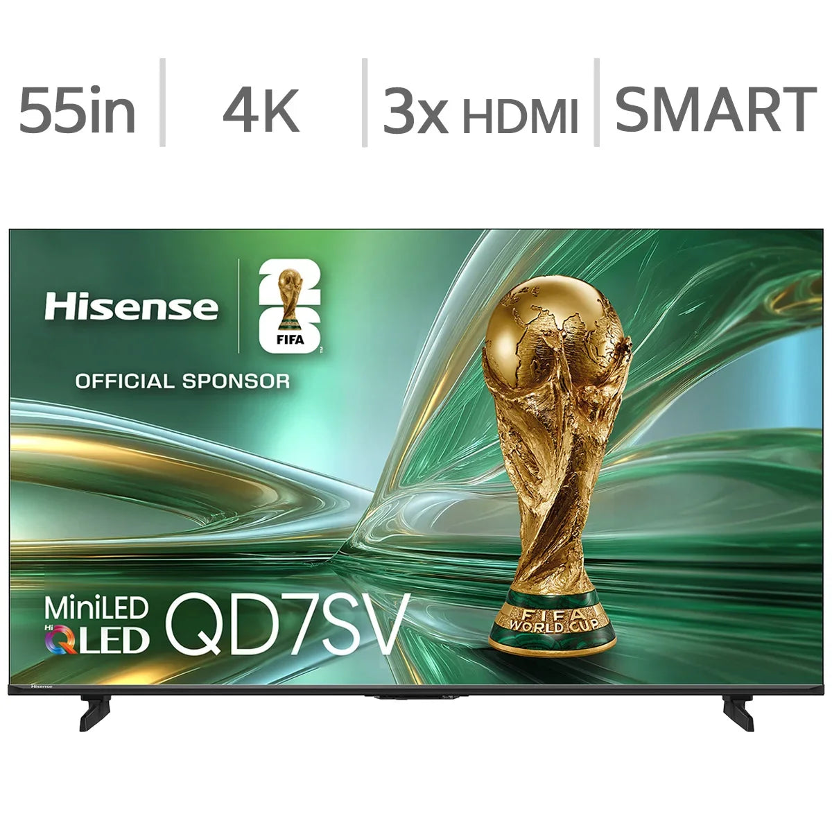 Hisense 55" Class - QD7SV Series - 4K QLED Mini LED TV