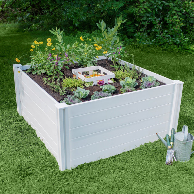 4 ft. x 4 ft. Composting Keyhole Garden Bed V3