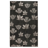 Viana Bahamas Collection Midnight Lotus Indoor/Outdoor Reversible Area Rug