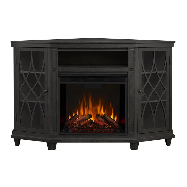 Real Flame Lynette 129.5 cm (51 in.) Media Corner Fireplace
