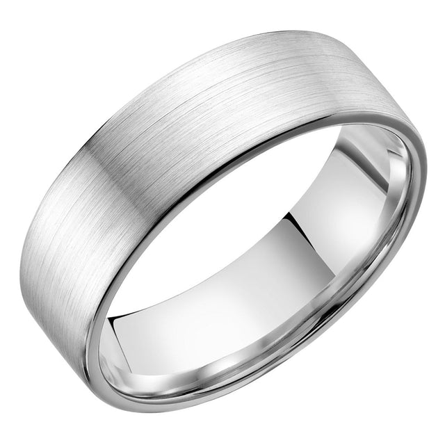 Classic Platinum Men's Wedding Band P9