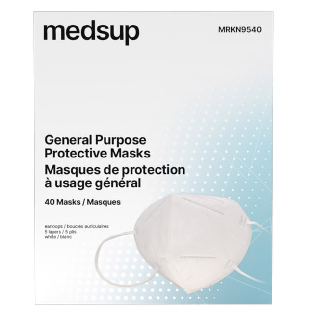 Medsup General Purpose Protective KN95 Masks 40 Masks C0